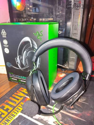 للبيع سماعة Razer BlackShark V2 X الأصلية – بحالة ممتازة جدًا
