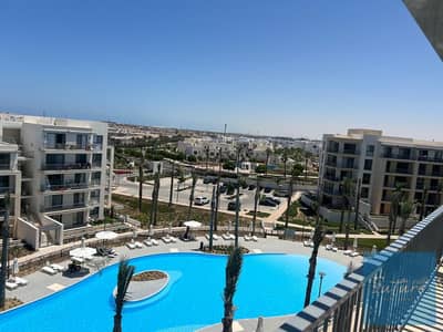 شاليه للإيجار في مراسي سيدي عبدالرحمن ٢ غرفة ٢ حمام فرش فندقي ڤيو علي حمام السباحة / Marassi North Coast