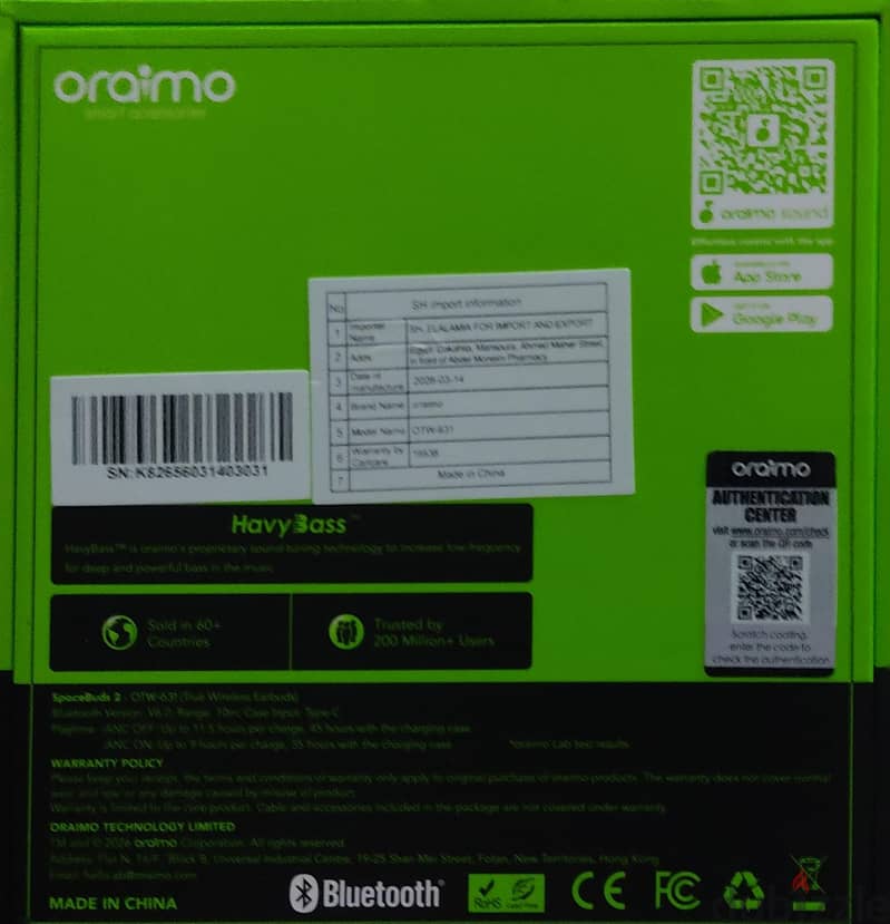 Oraimo spaceBuds2 4