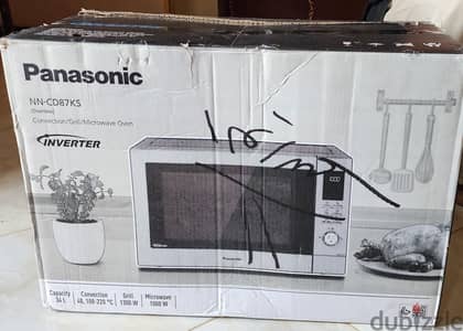 ميكروويف باناسونيك 34 لتر Inverter + شواية + كونفكشن – زيرو بالكرتونة
