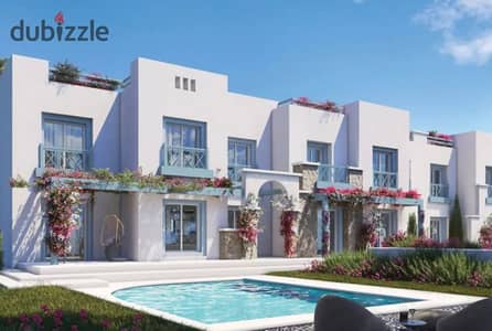 Townhouse finished view Lagoon of Mountain View in Ras Al Hikma