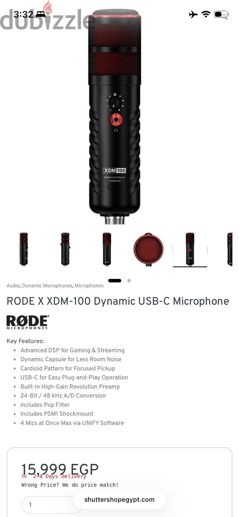 Rode XDM 100 (as new) 5