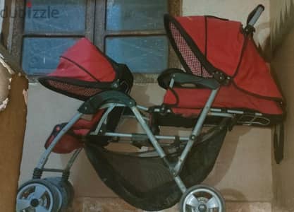 GRACO Stroller twins عربية اطفال توائم ماركة جيراكو