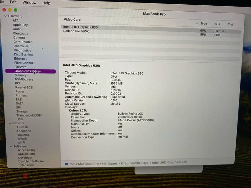 MacBook Pro 15-inch (2019) 5