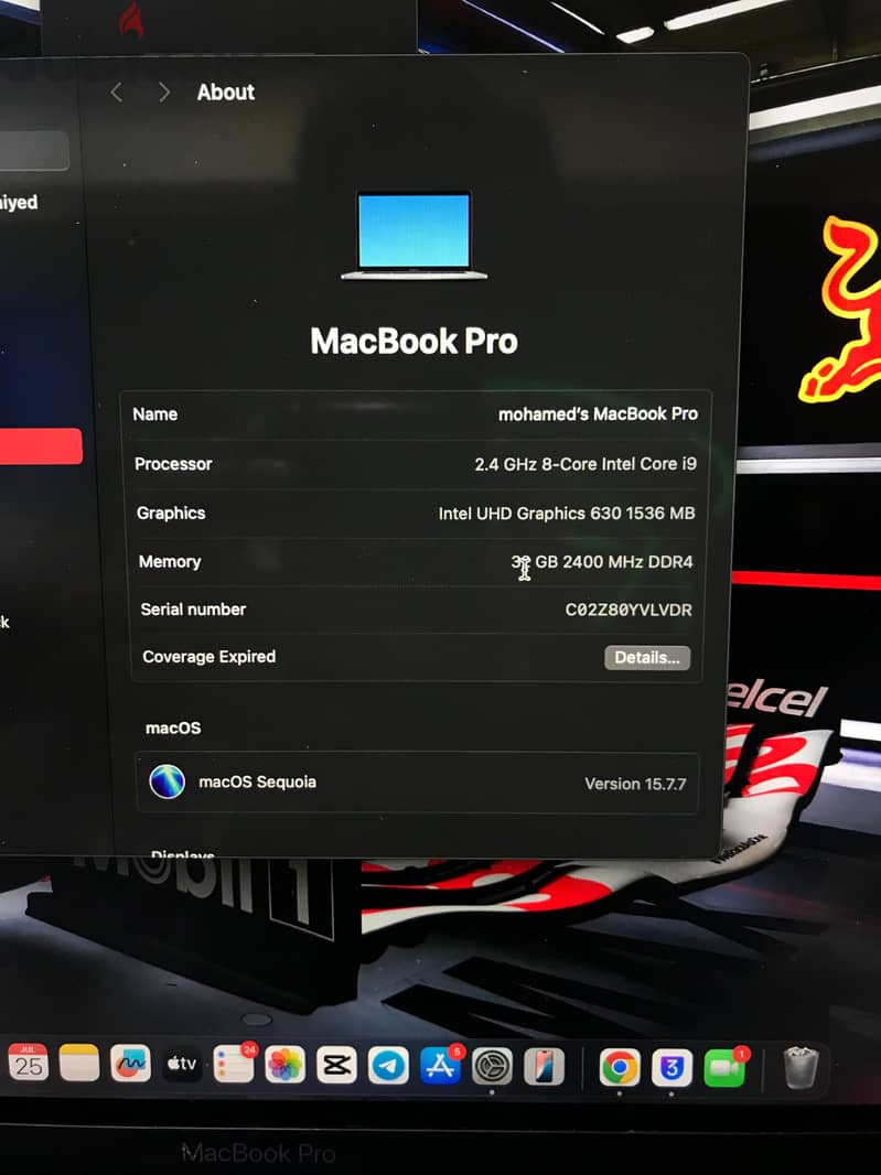 MacBook pro 2019 5