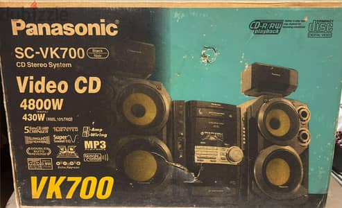 Panasonic SC_VK700 speaker and CD plaer