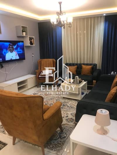 Furnished apartment for rent in Compound One Katameya | Luxurious furnishings and ultra-super-lux finishing