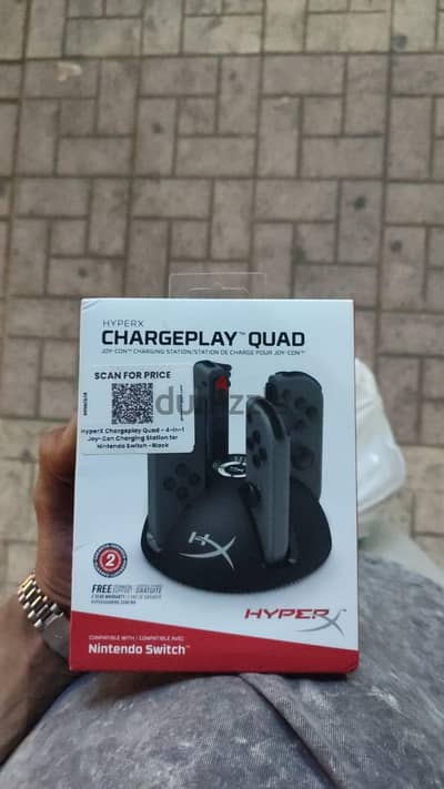  للبيع HyperX ChargePlay Quad لـ Nintendo Switch - جديد ومقفول 