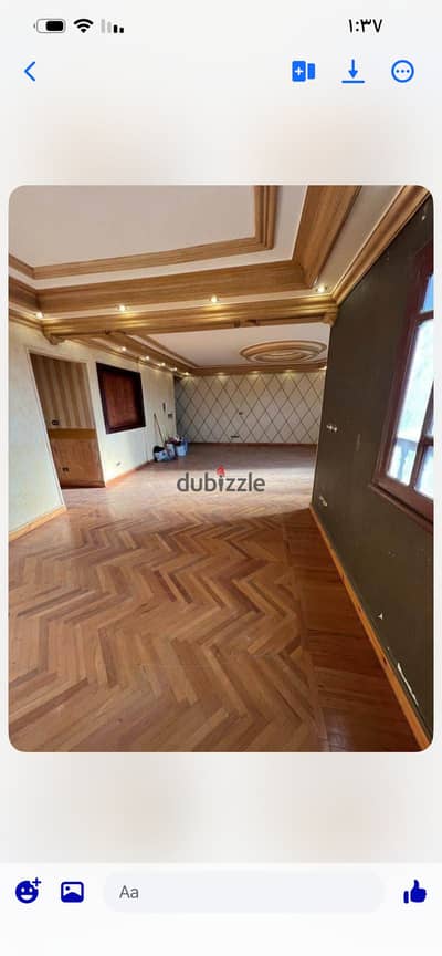 For rent an apartment 160 meters on Al-Nuhas Street, entirely on the street