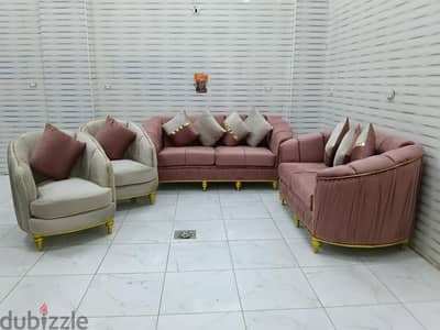انتريه خشب زان ابيض قماش مستورد