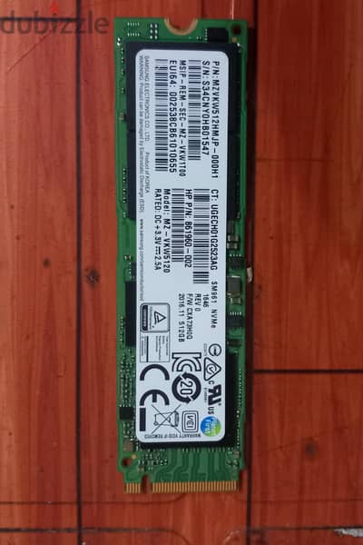 Nvme Samsung 512