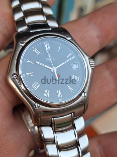 ساعة إيبل  (Ebel 1911) أوتوماتيكية للرجال بمينا سوداء