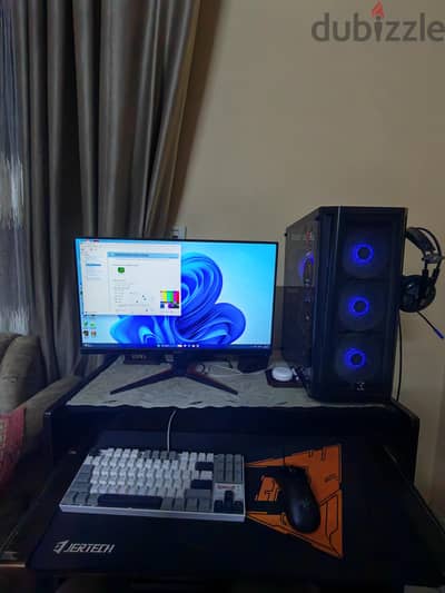 pc and monitor cor i5 11400f