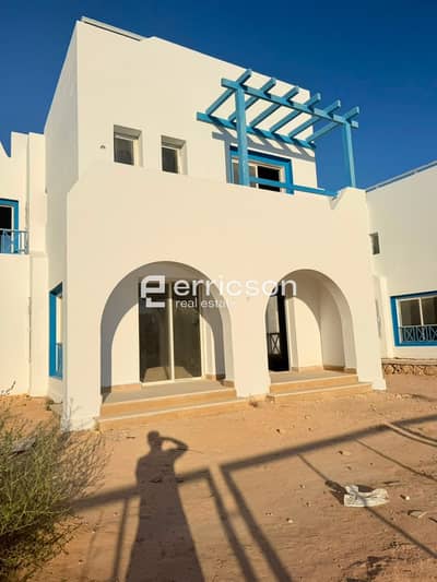 Standalone villa, first row on the lagoon, Ready to move for sale in Mountain View Ras El Hekma
