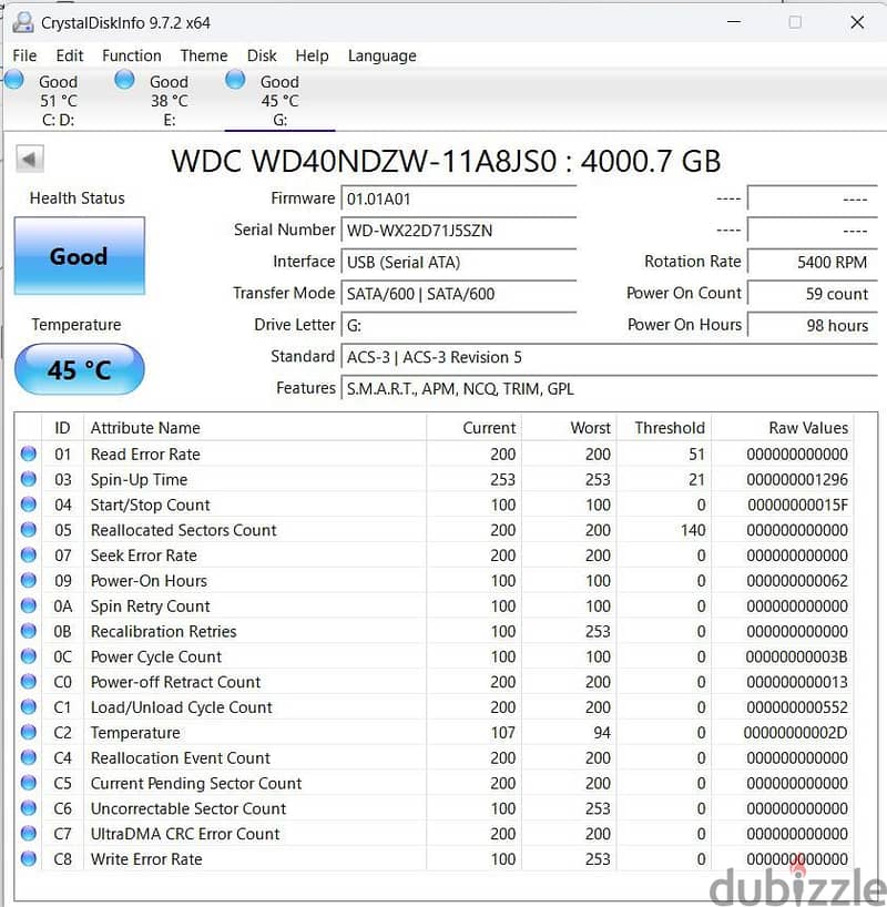 WD Mypassport External 4TB 4
