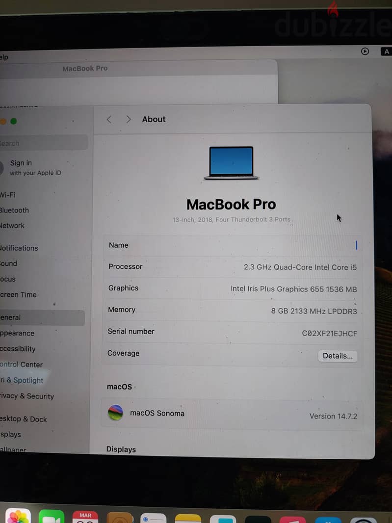 Macbook pro 13 inch 2018 5