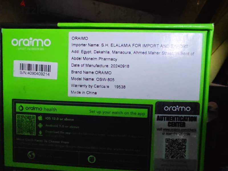 oraimo smart watch 3