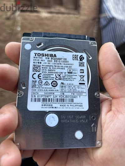 Toshiba internal hdd hard 1 tera