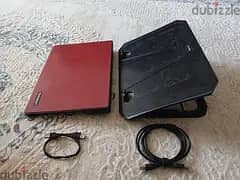 ٢ مبردة لابتوب وكيبورد مضيئ