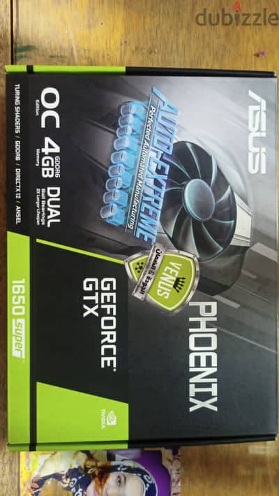 ASUS phoenix GTX 1650 SUPER للبيع