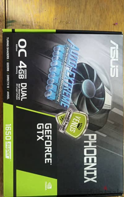 ASUS phoenix GTX 1650 SUPER للبيع
