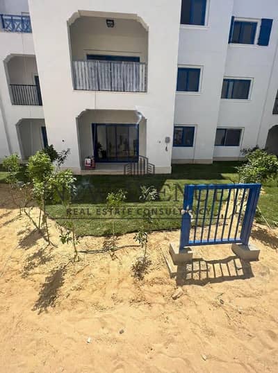 Ground chalet with garden  Prime location direct  pool view Fully finished ready to move in marassi sidi abd el rahman north coast