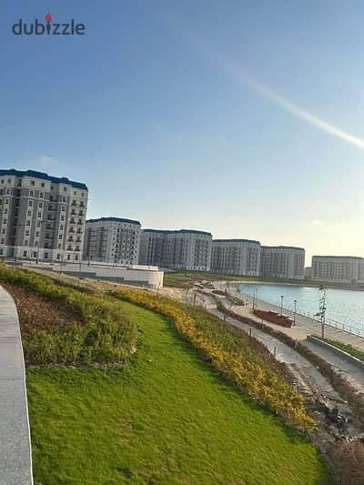 Apartment with Ready To Move, 3bedrooms, lagoon view, super lux finishing, and installments up to 10 years in the Latin Quarter, New Alamein