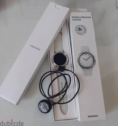 ساعة Samsung watch 4 classic 46mm نسخة (Lte) المحدثة