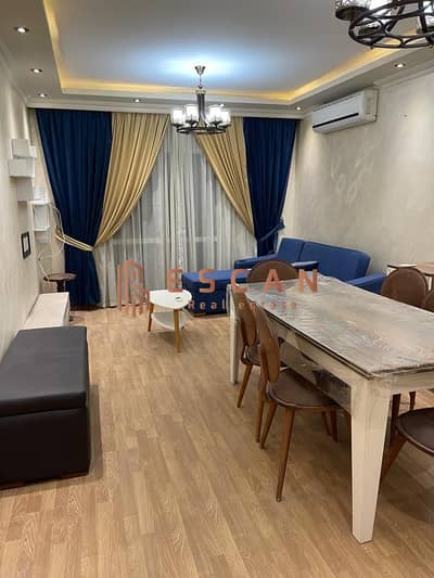 Furnished apartment for rent in Al Rehab, hotel-style finishes, modern furnishings, near Avenue Mall, 89 square meters