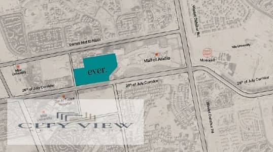 Resale apartment for sale in Ever West Compound - 6 October next to Mall of Arabia, a prime location