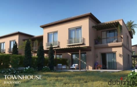 Townhouse for sale in Village West compound; near-term handover, available at a very attractive price with remaining installments to be paid.