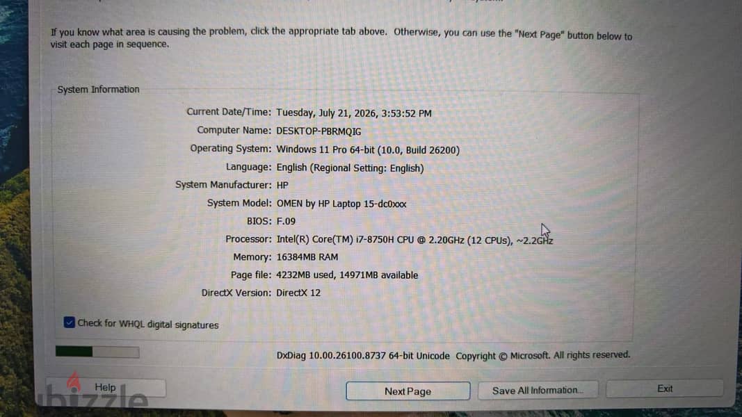 HP omen 5