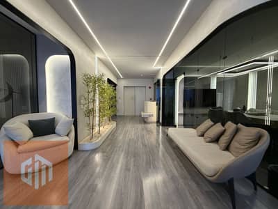 Fully Finished Modern 135m office space for rent with best price -EDNC-New Cairo