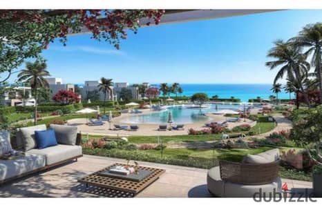شاليه للبيع في seashore– الدور الأول – بإطلالة مميزة على حمام السباحة
