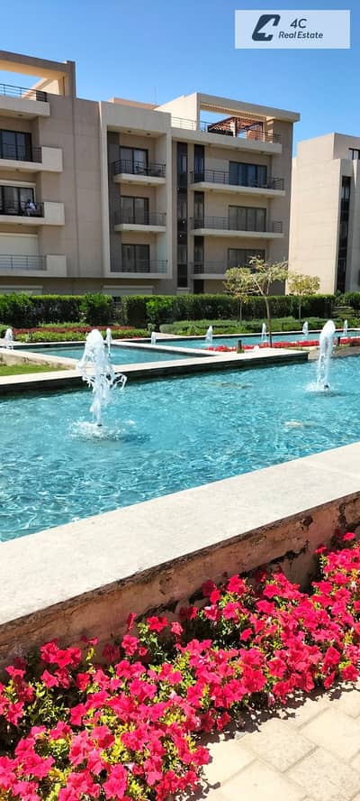Ready to move apartment for sale with installments old contract 168m fully finished with ACs prime location landscape view in Al Marasem Fifth Square
