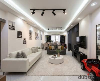 Opportunity not to be missed, apartment for sale, Abad al-Rahman, Ultra Super Lux finish, the apartment is ready to move in immediately, 110 m, old loading, not damaged.