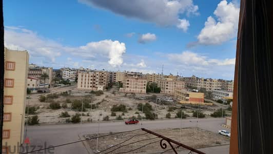 شقة 90م للبيع بجمصة – بحري صريح وفيو مفتوح وتشوف البحر