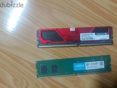رامات ddr4 قطعتين 8 سرعة 3200