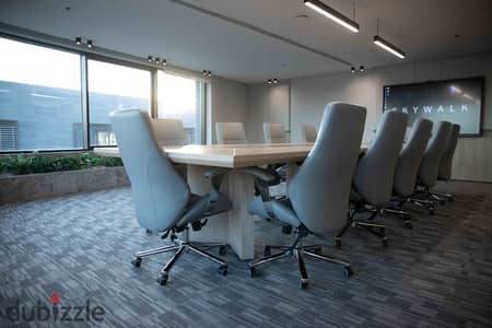 Admini office for sale,  ready to move, in the Sky Walk project, Sheikh Zayed
