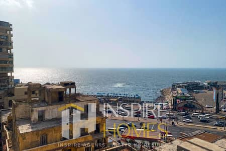 شقة مفروشة للإيجار بفيو بحر مباشر