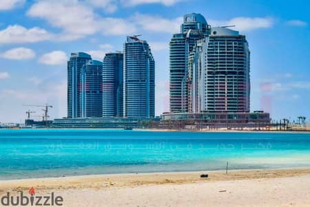 شاليه أرضي بحديقة للبيع 102م العلمين - مزارين (مقدم 105,000 ج و قسط شهري 23,000 ج مع وجود دفعة سنوية)