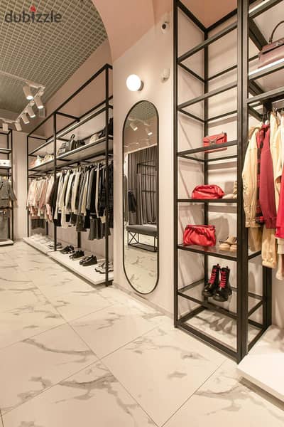 Commercial shop for sale with immediate delivery, currently rented to a women's clothing brand in The Yard, ready for immediate inspection, located di