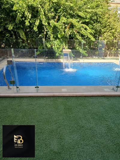 توين هاوس فاخر بالفرش بـ Private Pool وOpen View للبيع في ليان صبور التجمع الخامس