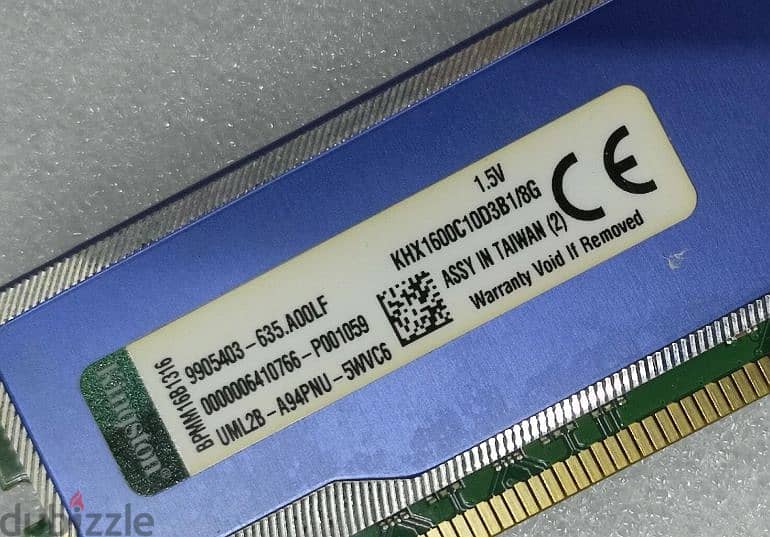 Kingston 8gb 1600 DDR3 1