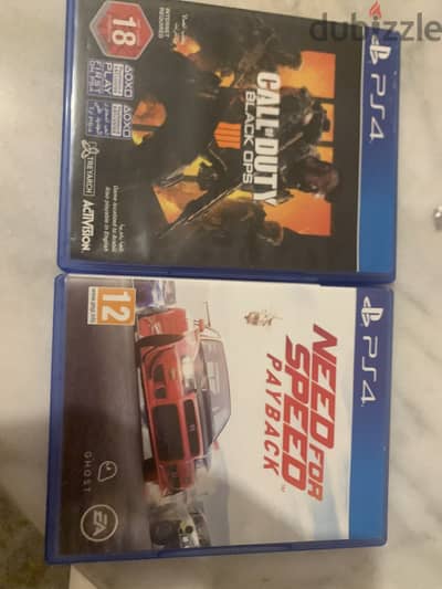 Need for speed and call of duty