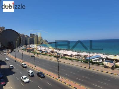 وحده مفروش للإيجار السنوي – المندرة (صف أول بحر)