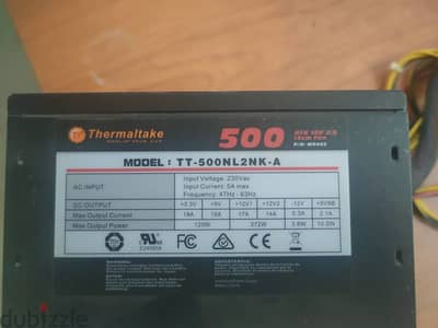 باور سبلايthermaltake 500