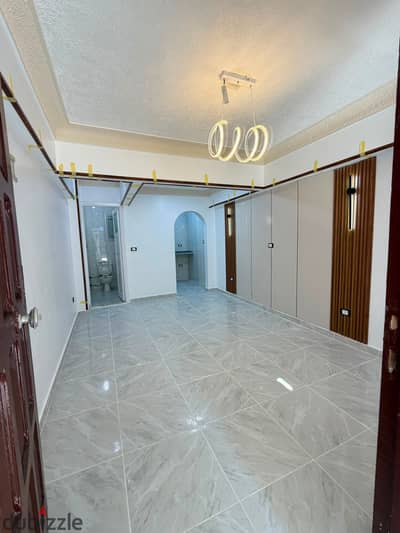Studio apartment for sale in Al-Ajmi, Beach of the Palm, next to the sea, ultra-luxurious finishing