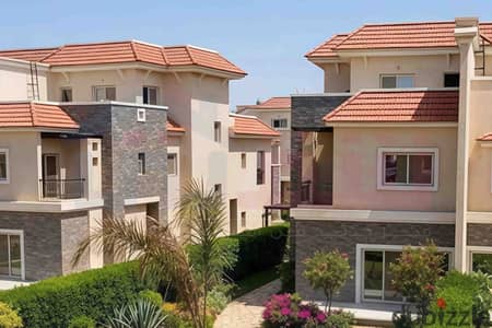 Town House Corner Villa for Sale (Land 385m² + Built-up Area 330m² + Garden 253m²) Sawary Compound - Saudi Egyptian