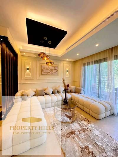 Apartment with Garden for Sale Fully Finished with AC 190 sqm Installments up to 12 Years Direct View on Landscape 90 Avenue 5th Settlement New Cairo